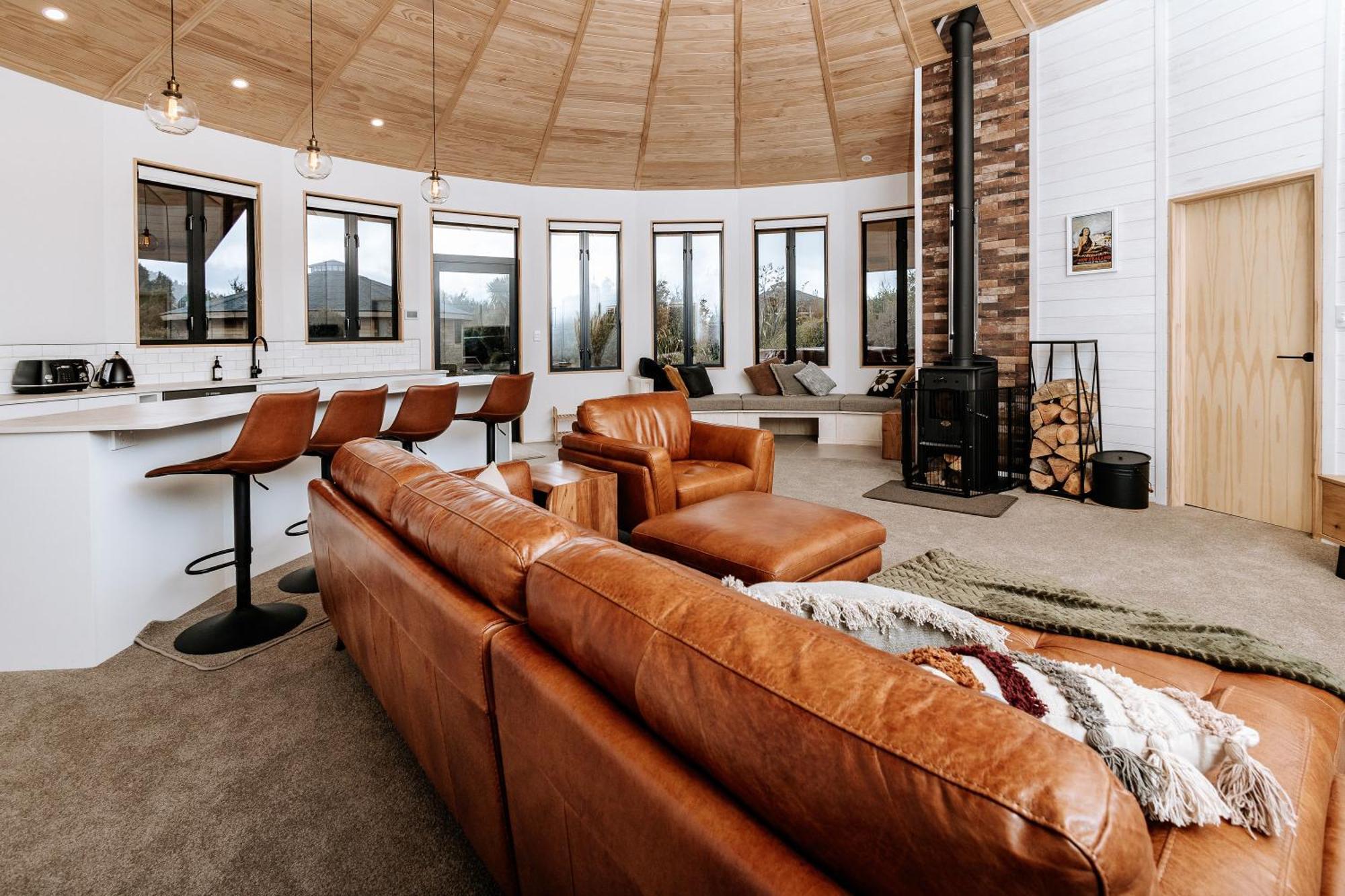 Kaho - Ohakune Holiday Home With Spa Bagian luar foto